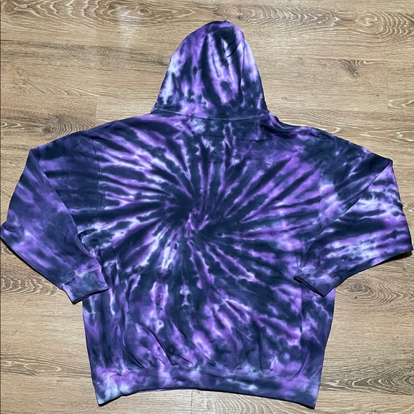 Purple Tie-Dye Hoodie - Picture 2 of 4
